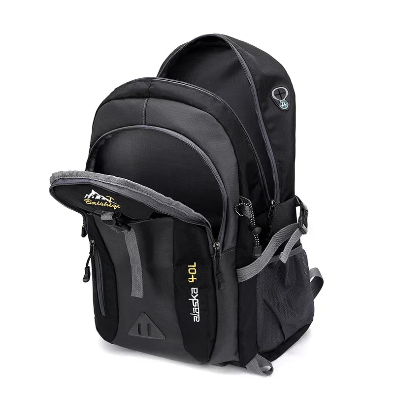 Mochila de Viaje Impermeable de Nylon para Hombre